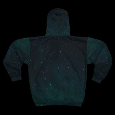 Cosmic Galaxy Zip Hoodie 🌌 | Space Print Unisex Hoodie - ASTREAR