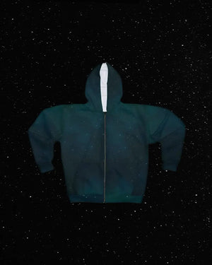 Cosmic Galaxy Zip Hoodie 🌌 | Space Print Unisex Hoodie - ASTREAR
