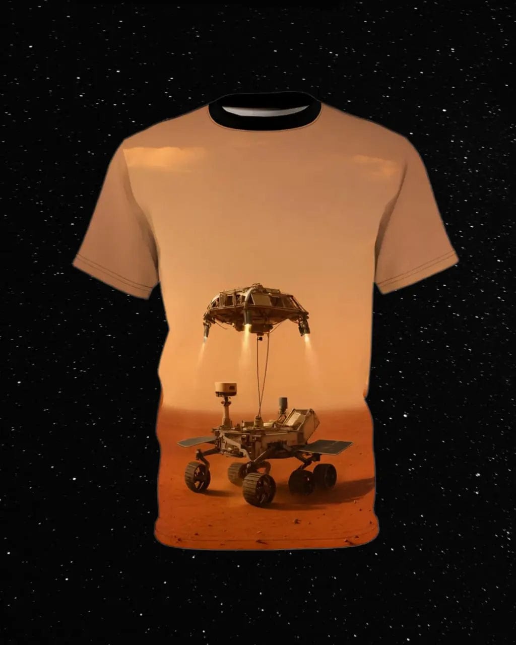 🪐  Mars Sci‑Fi Tee | Vibrant Unisex Cut & Sew T-Shirt - ASTREAR