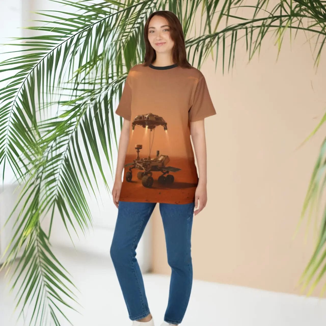 🪐  Mars Sci‑Fi Tee | Vibrant Unisex Cut & Sew T-Shirt - ASTREAR
