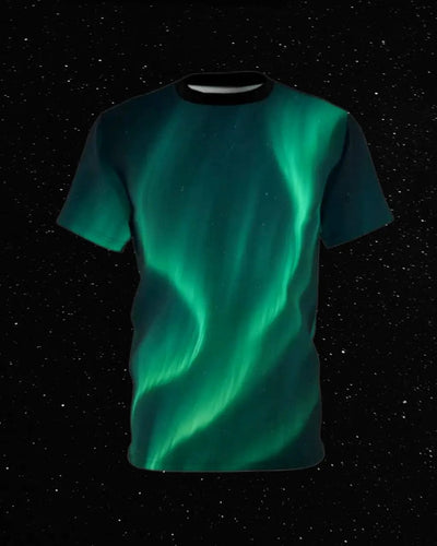 🌌 Aurora Borealis Tee – Unisex Cut & Sew Tee ✨ - ASTREAR