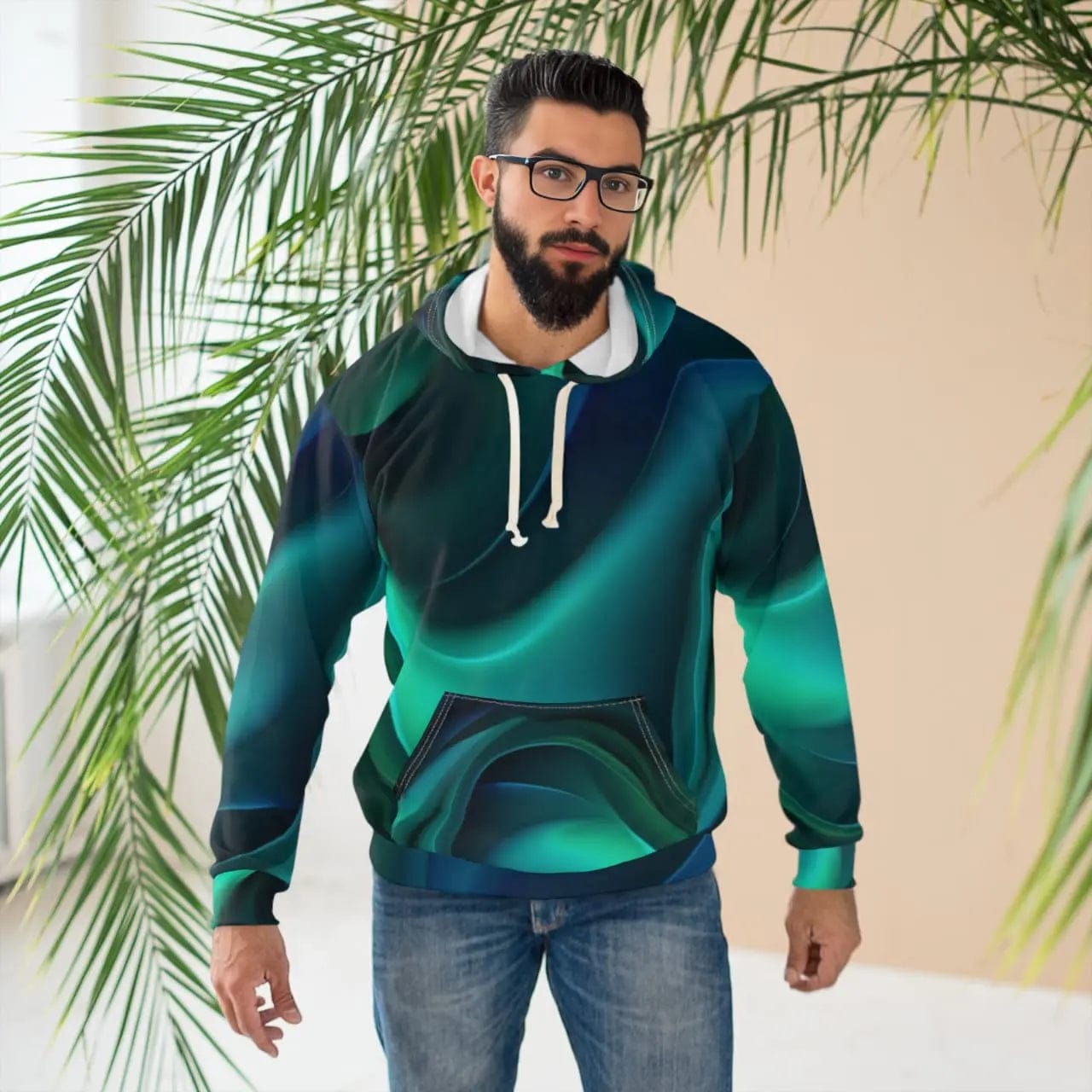 Aurora Glow Hoodie 🌌 | Vibrant Neon Nexus Hoodie - ASTREAR